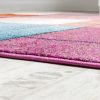 Stílusos színes kockás szőnyeg - 70x250 cm
