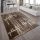 Modern stílusú szőnyeg festékcsíkos - barna 230x320 cm