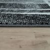Modern stílusú szőnyeg festékcsíkos - szürke 70x250 cm