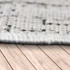 Bel- és kültéri különleges mintás szőnyeg - szürke 80x200 cm