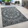 Bel- és kültéri szőnyeg oriental típusú - fekete 160x220 cm