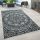 Bel- és kültéri szőnyeg oriental típusú - fekete 80x150 cm