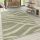 Egyszerű hullámos szőnyeg - zöld 60x100 cm
