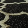 Marokkói mintás szőnyeg - szürke-arany 160x230 cm