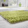 Shaggy szőnyeg kockás mintával - szürke, zöld 200x280 cm