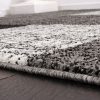 Modern rövidszálú szőnyeg négyzet mintás - szürke 120x170 cm