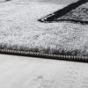 Modern absztrakt mintás szőnyeg - szürke 140x200 cm