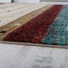 Csíkos apró mintás szőnyeg - bézs 200x290 cm