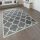 Marokkói csempemintás szőnyeg - szürke 160x220 cm