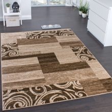 Inda mintás modern szőnyeg - barna 60x100 cm