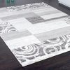 Inda mintás modern szőnyeg - szürke 240x340 cm