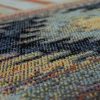 Bel- és kültéri törzsi mozaikos szőnyeg - színes 160 cm kerek