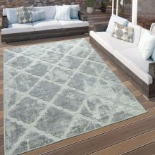   Bel- és kültéri márvány hatású szőnyeg - szürke 160x230 cm