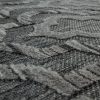 Bel- és kültéri marokkói mintás szőnyeg - szürke 200x290 cm