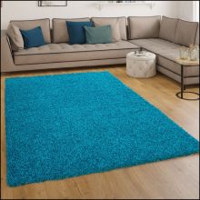 Shaggy egyszínű szőnyeg - türkiz 300x400 cm