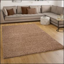 Shaggy egyszínű szőnyeg - bézs 300x400 cm