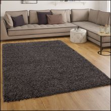 Shaggy egyszínű szőnyeg - antracit 150x150 cm