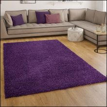 Shaggy egyszínű szőnyeg - lila 300x400 cm