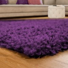 Shaggy egyszínű szőnyeg - lila 40x60 cm