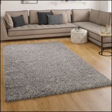 Shaggy egyszínű szőnyeg - szürke 160x220 cm