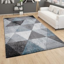 3D-s háromszög mintás szőnyeg - türkiz 60x100 cm