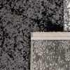 Kockás-márvány mintás szőnyeg - szürke-piros 160x230 cm