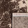 Kockás-márvány mintás szőnyeg - barna 160x230 cm