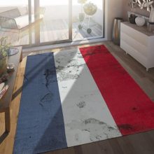   Bel- és kültéri francia zászló mintás szőnyeg - kék-piros 160x230 cm