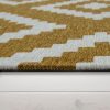 Rövidszálú Skandináv stílusú szőnyeg - sárga 160x230 cm