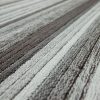 Modern síkszövésű csíkozott szőnyeg - szürke 80x150 cm