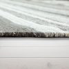 Modern síkszövésű csíkozott szőnyeg - szürke 160x230 cm