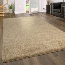 Shaggy egyszínű szőnyeg - bézs 60x100 cm