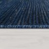 Tarka síkszövésű szőnyeg - kék 240x340 cm