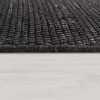 Tarka síkszövésű szőnyeg - antracit 120x170 cm
