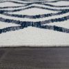 Kézi szövésű szőnyeg Skandináv stílusban - kék 60x110 cm