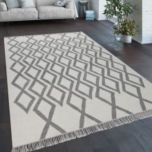   Kézi szövésű szőnyeg Skandináv stílusban - szürke 120x170 cm