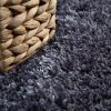 Hullám mintás shaggy szőnyeg - szürke 60x100 cm