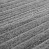 Csíkos szőnyeg - szürke 80x150 cm