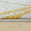 Skandináv stílusú szőnyeg rácsos mintával - fehér 80x300 cm
