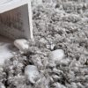 Keleti gyémánt mintás berber szőnyeg - szürke 60x100 cm