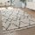 Hosszú szálú rombuszmintás szőnyeg - krém 60x100 cm
