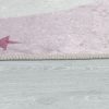 Éjszakai holdmintás gyerekszoba szőnyeg - rózsaszín 120x160 cm