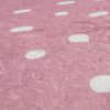 Királylány feliratú gyerekszoba szőnyeg - krém-rózsaszín 120x160 cm