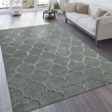 3D marokkói mintás szőnyeg - szürke 160x230 cm