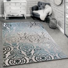 Díszes mintázatú szőnyeg - szürke-kék 80x150 cm
