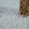 Mosható hosszú szálú monokróm szőnyeg - krém 200x280 cm