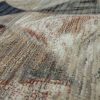Rövidszálú szőnyeg absztrakt körökkel - színes 80x150 cm