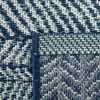 Kültéri szőnyeg mintás szövéssel - kék 80x150 cm