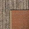 Kültéri szőnyeg mintás szövéssel - barna 160x230 cm