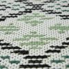 Kültéri szőnyeg geometrikus mintával - zöld 120x170 cm